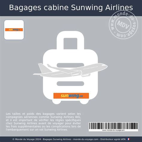 sunwing bagages